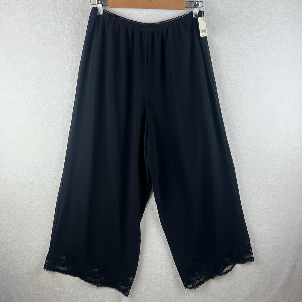 Free People Intimate Women’s Size L Sheer Black Pants New With Tags